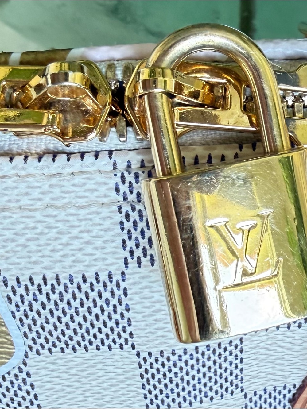 Louis Vuitton Nautical Damier Azur Satchel - Picture 4 of 9